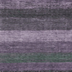 HomeRoots 5' Stylish Striped Washable Area Rug for Indoor and Outdoor Spaces - Durable, Easy Care, Versatile Design Purple 8' x 10' 611643