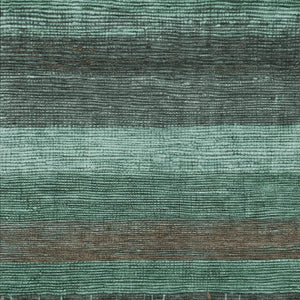 HomeRoots 5' Stylish Striped Washable Area Rug for Indoor and Outdoor Spaces - Durable, Easy Care, Versatile Design Teal 8' x 10' 611649