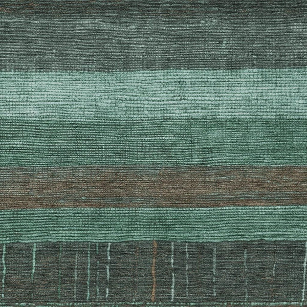 HomeRoots 5' Stylish Striped Washable Area Rug for Indoor and Outdoor Spaces - Durable, Easy Care, Versatile Design Teal 10' x 14' 611651