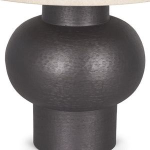 26 Inch Black Table Lamp with Empire Shade Elegant Bedside Lighting for Any Room