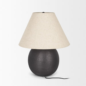 24 Inch Table Lamp with Classic Empire Shade Elegant Bedside Lighting for Any Bedroom