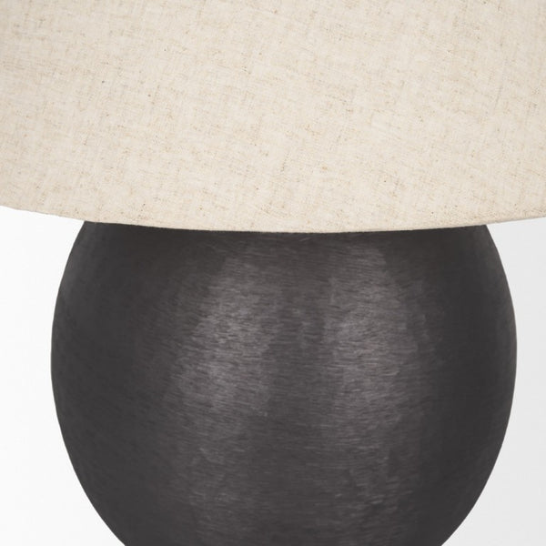 24 Inch Table Lamp with Classic Empire Shade Elegant Bedside Lighting for Any Bedroom