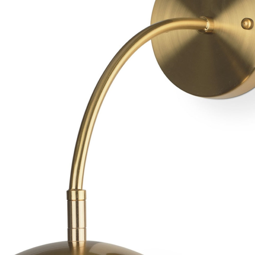HomeRoots 13" White Metal Corner Wall Light - Sleek, Contemporary Design for Space-Saving Illumination in Your Home 611859