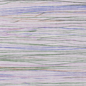 HomeRoots 9' X 12' Striped Lavender & Mauve Area Rug - Durable, Washable Design for Indoor & Outdoor Spaces 611926