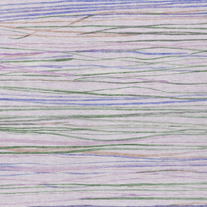 HomeRoots 10' Stylish Lavender & Mauve Striped Washable Area Rug - Durable Indoor/Outdoor Decor Essential! 611927
