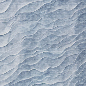 HomeRoots 10' Denim Blue Abstract Washable Area Rug - Durable, Stylish, Indoor/Outdoor, Stain-Resistant Design 611993
