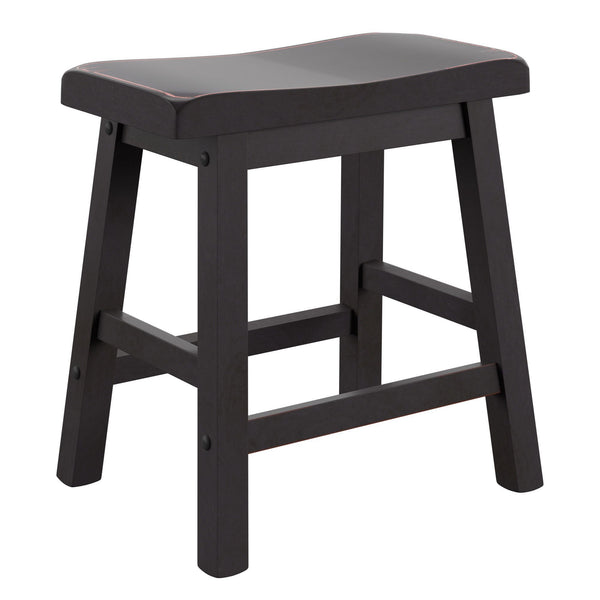 Cosimo Solid Rubberwood Dining Chair Set for Kitchen and Transitional Spaces