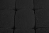 Ames Black Boucle Fabric Corner 611Black-Corner Meridian Furniture