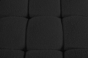 Ames Black Boucle Fabric Modular Sectional 611Black-Sec6A Meridian Furniture