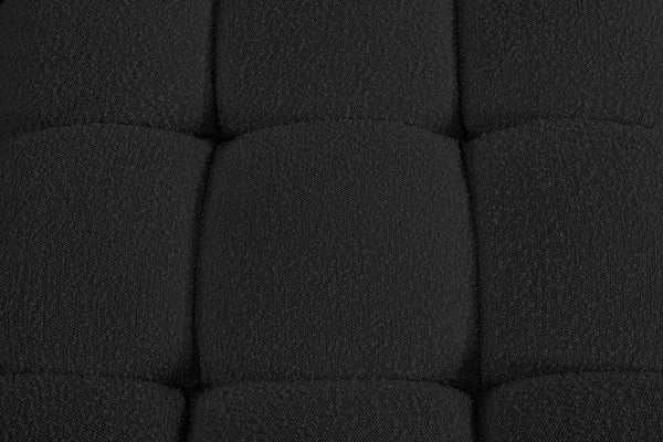 Ames Black Boucle Fabric Modular Sectional 611Black-Sec6A Meridian Furniture