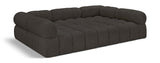 Ames Brown Boucle Fabric Modular Sectional 611Brown-Sec6C Meridian Furniture