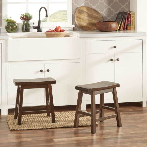 Cosimo Solid Rubberwood Dining Chair Set for Kitchen and Transitional Spaces
