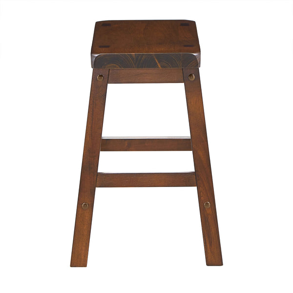 Cosimo Solid Rubberwood Dining Chair Set for Kitchen and Transitional Spaces