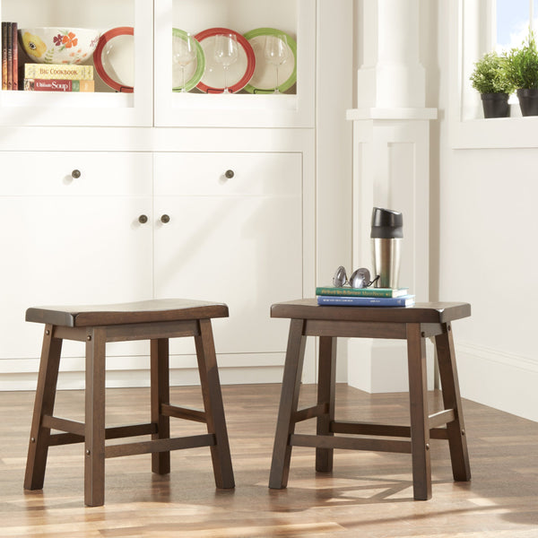 Cosimo Solid Rubberwood Dining Chair Set for Kitchen and Transitional Spaces