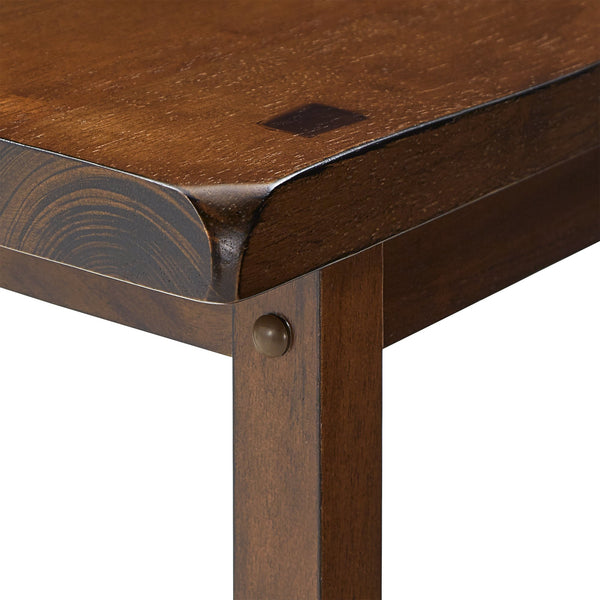 Cosimo Solid Rubberwood Dining Chair Set for Kitchen and Transitional Spaces