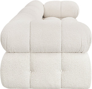 Ames Cream Boucle Fabric Modular Sofa 611Cream-S102A Meridian Furniture