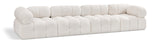 Ames Cream Boucle Fabric Modular Sofa 611Cream-S136A Meridian Furniture