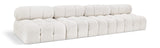 Ames Cream Boucle Fabric Modular Sofa 611Cream-S136B Meridian Furniture