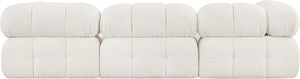 Ames Cream Boucle Fabric Modular Sectional 611Cream-Sec4A Meridian Furniture
