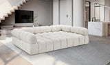 Ames Cream Boucle Fabric Modular Sectional 611Cream-Sec6C Meridian Furniture