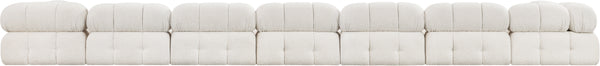 Ames Cream Boucle Fabric Modular Sectional 611Cream-Sec9A Meridian Furniture