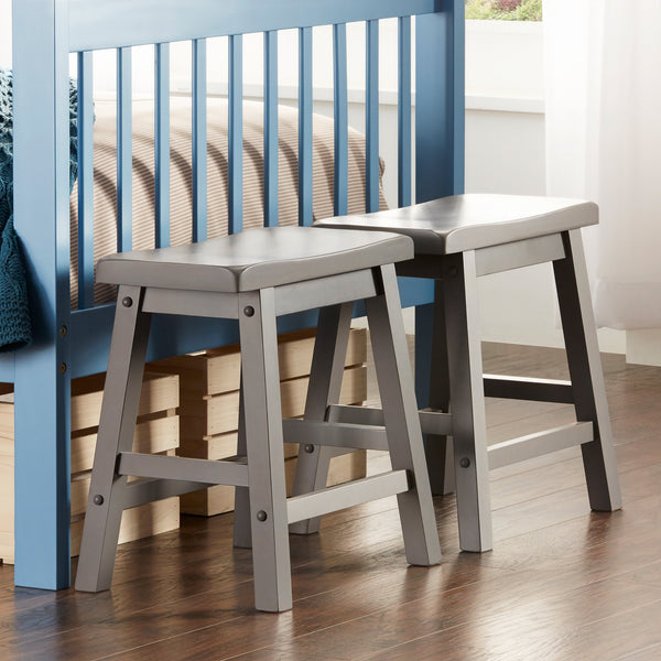 Cosimo Solid Rubberwood Dining Chair Set for Kitchen and Transitional Spaces
