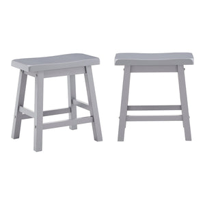 Cosimo Solid Rubberwood Dining Chair Set for Kitchen and Transitional Spaces