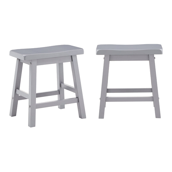 Cosimo Solid Rubberwood Dining Chair Set for Kitchen and Transitional Spaces