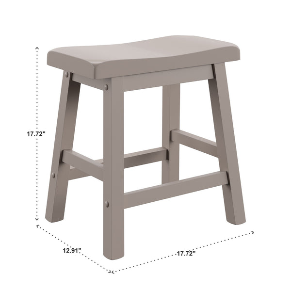 Cosimo Solid Rubberwood Dining Chair Set for Kitchen and Transitional Spaces