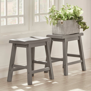 Cosimo Solid Rubberwood Dining Chair Set for Kitchen and Transitional Spaces