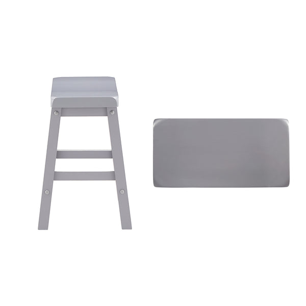 Cosimo Solid Rubberwood Dining Chair Set for Kitchen and Transitional Spaces