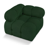 Ames Green Boucle Fabric Corner 611Green-Corner Meridian Furniture