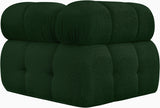 Ames Green Boucle Fabric Corner 611Green-Corner Meridian Furniture