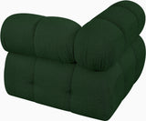 Ames Green Boucle Fabric Corner 611Green-Corner Meridian Furniture