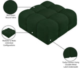 Ames Green Boucle Fabric Ottoman 611Green-Ott Meridian Furniture