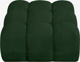 Ames Green Boucle Fabric Ottoman 611Green-Ott Meridian Furniture