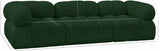 Ames Green Boucle Fabric Modular Sofa 611Green-S102A Meridian Furniture