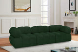 Ames Green Boucle Fabric Modular Sofa 611Green-S102A Meridian Furniture