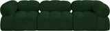 Ames Green Boucle Fabric Modular Sofa 611Green-S102A Meridian Furniture