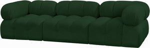 Ames Green Boucle Fabric Modular Sofa 611Green-S102A Meridian Furniture