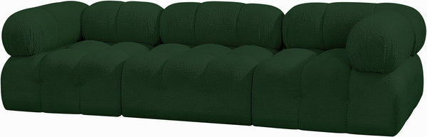 Ames Green Boucle Fabric Modular Sofa 611Green-S102A Meridian Furniture