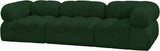 Ames Green Boucle Fabric Modular Sofa 611Green-S102A Meridian Furniture