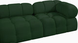 Ames Green Boucle Fabric Modular Sofa 611Green-S102A Meridian Furniture