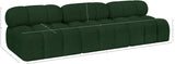 Ames Green Boucle Fabric Modular Sofa 611Green-S102B Meridian Furniture