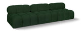 Ames Green Boucle Fabric Modular Sofa 611Green-S102B Meridian Furniture