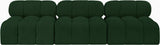 Ames Green Boucle Fabric Modular Sofa 611Green-S102B Meridian Furniture