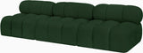 Ames Green Boucle Fabric Modular Sofa 611Green-S102B Meridian Furniture