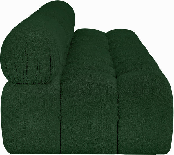 Ames Green Boucle Fabric Modular Sofa 611Green-S102B Meridian Furniture