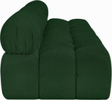 Ames Green Boucle Fabric Modular Sofa 611Green-S102B Meridian Furniture