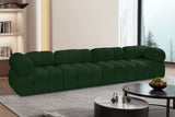 Ames Green Boucle Fabric Modular Sofa 611Green-S136A Meridian Furniture